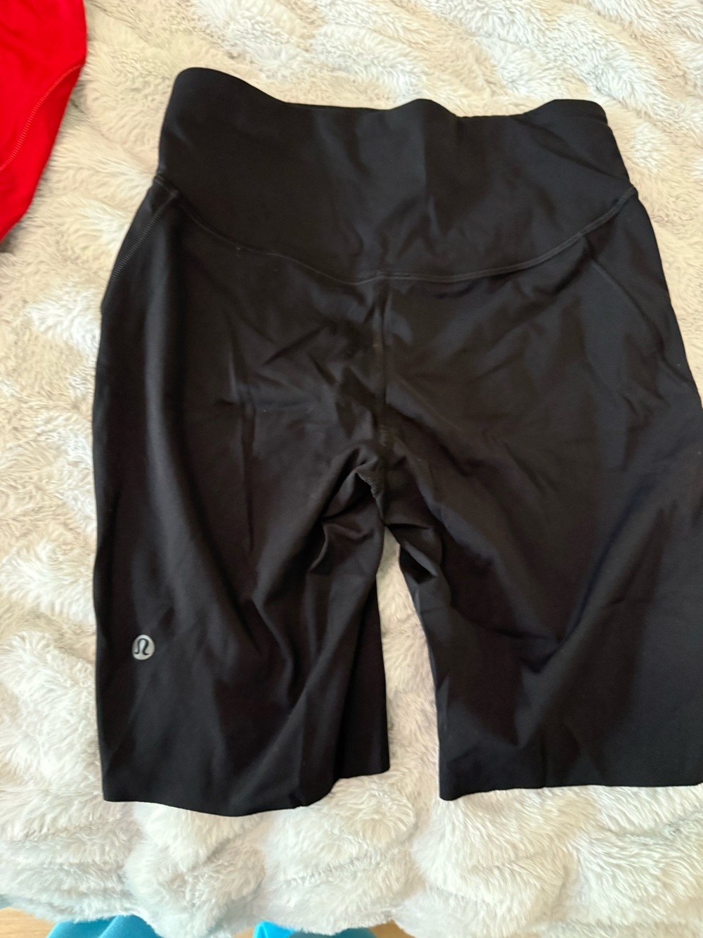 lululemon athletica Black High-Waist Bike Shorts size 6